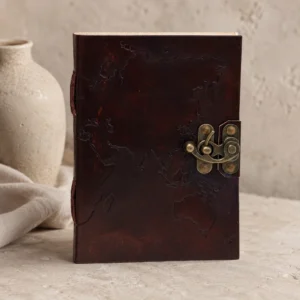 Odinė užrašų knygutė "Pasaulio žemėlapis" - 18 x 13 cm - 200 puslapių