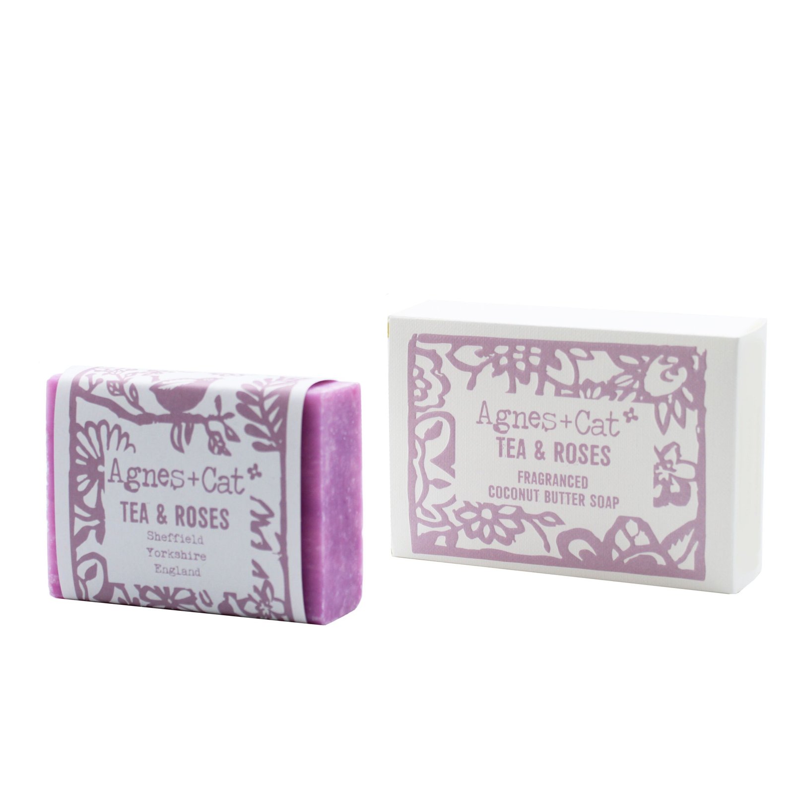 Rankų darbo muilas 140 g – „Tea & Roses“ – elegantiškas aromatas