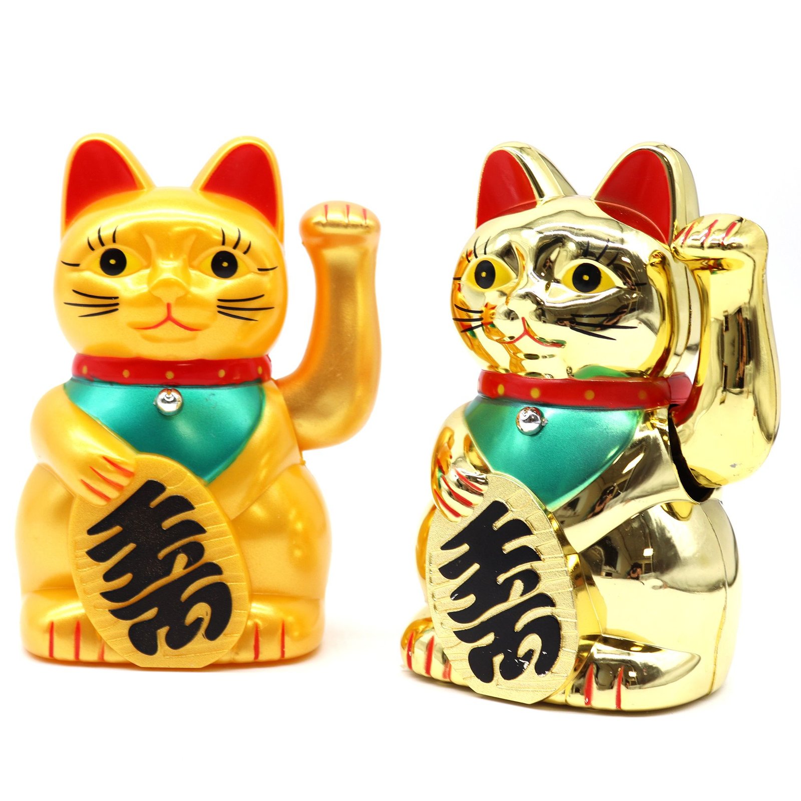 Laimę nešanti mojavimo katė „Very Gold Money Cat“ – 15 cm auksinis namų talismanas