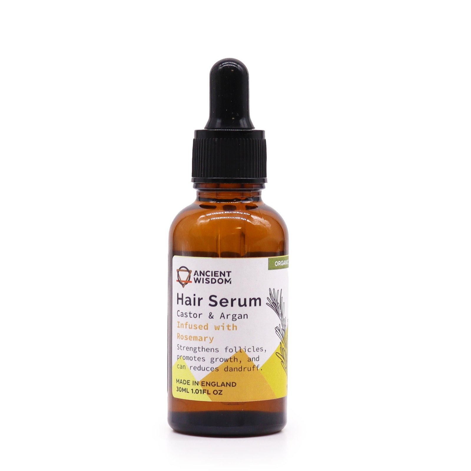 Ekologiškas plaukų serumas „Rosemary“ – švelnus rozmarino ritualas 30 ml