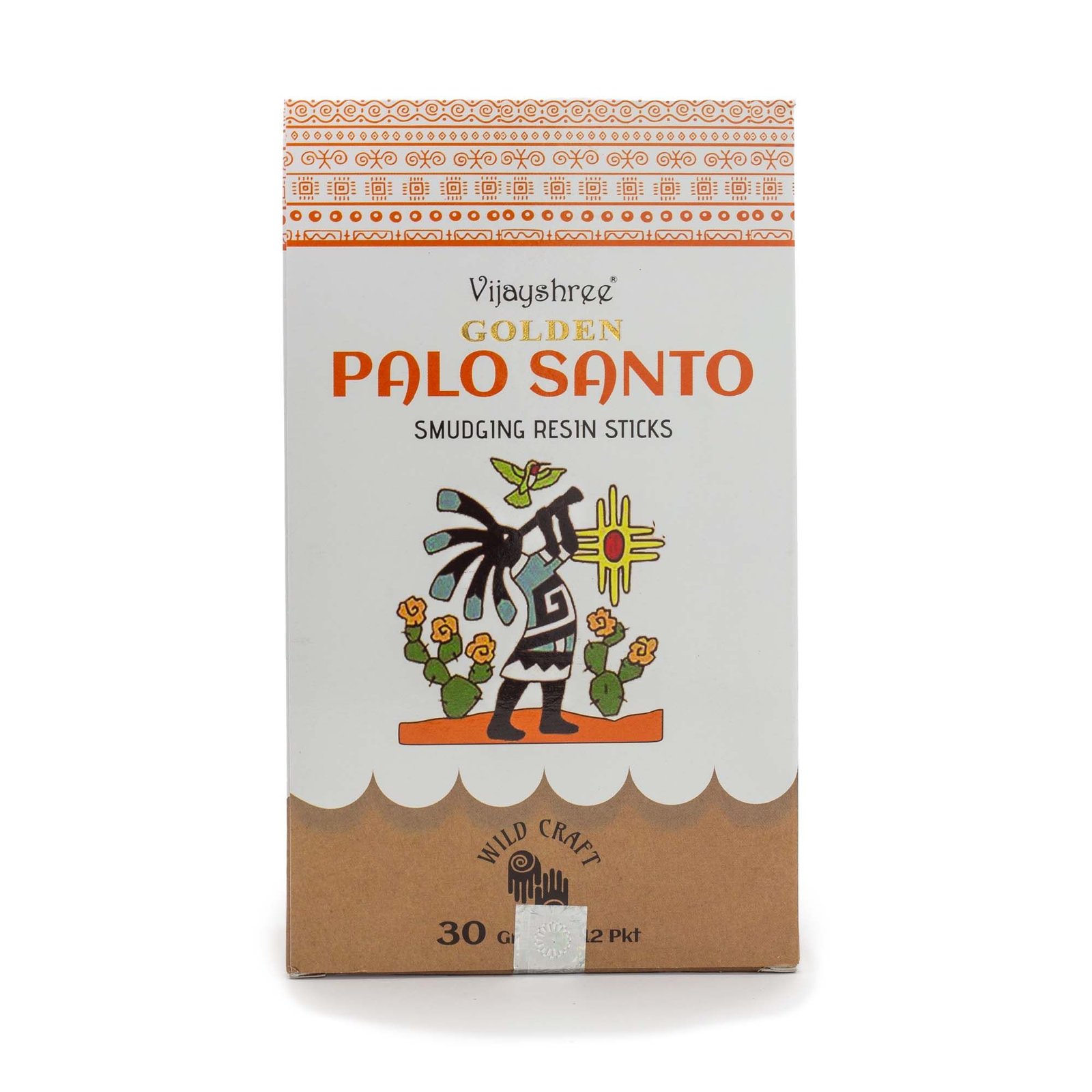 Golden Palo Santo smilkymo dervos lazdelės, 30 g (6 vnt.) – šilto ritualo kvapas