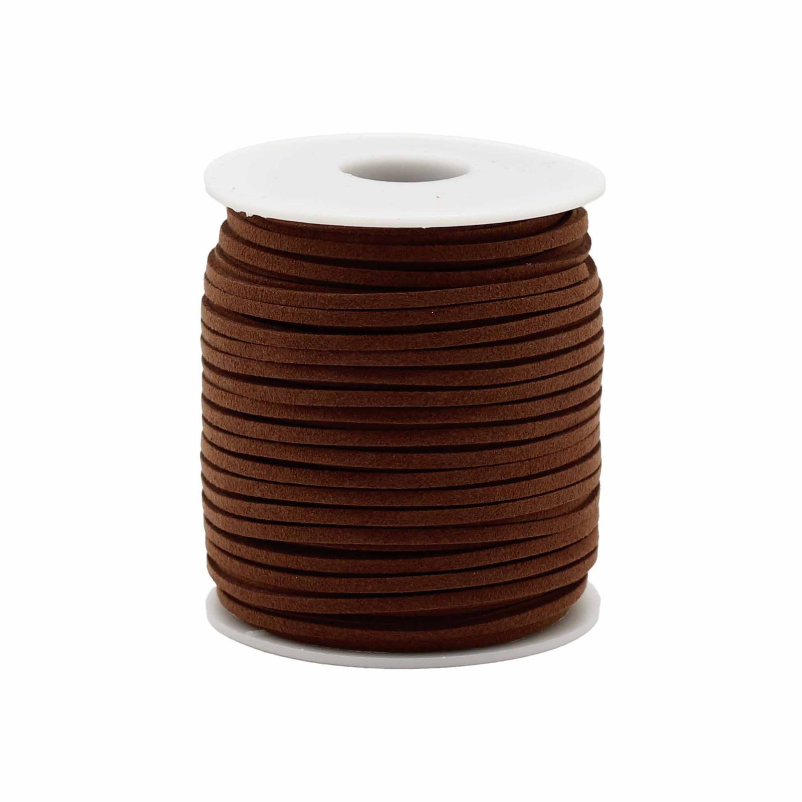 Pakabukų virvelė ritinyje „Dark Brown A010“ – 2,5 mm x 45 m jaukiam papuošalų prisilietimui
