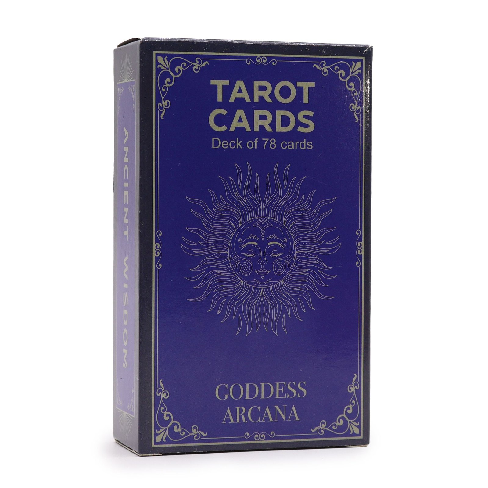 Taro kortos su gidų knygele „Goddess Arcana“ – dieviškos intuicijos ritualui