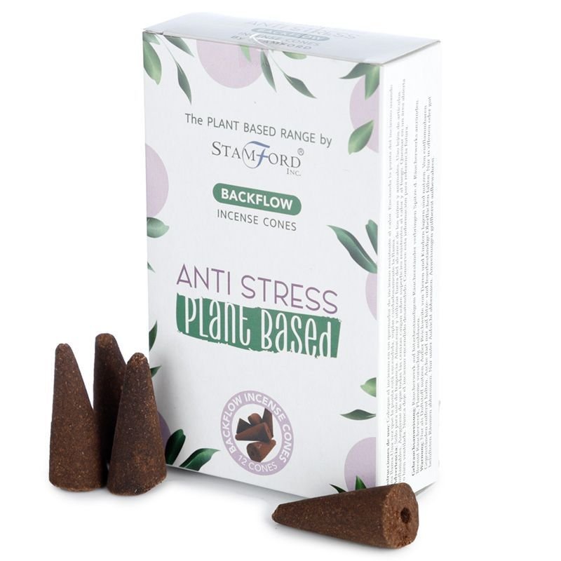 Augalinės kilmės atgalinio srauto smilkalų kūgeliai „Anti Stress“ – ramiam namų ritualui