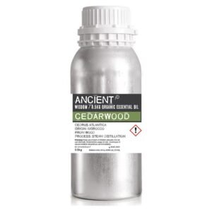 Ekologiškas kedrų eterinis aliejus „Cedarwood Atlas“ – 0,5 kg žemiškos ramybės ritualui