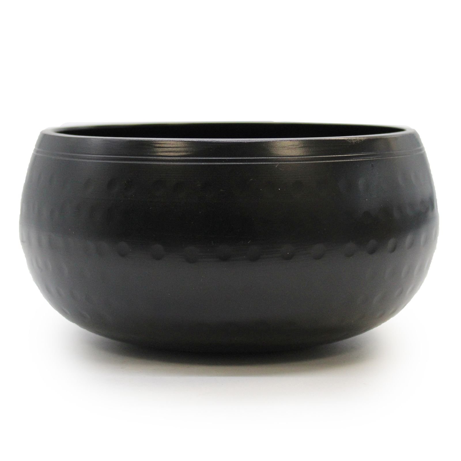 Tibeto dainuojantis dubuo „Med Black Beaten Bowl“ – 15 cm žalvario ramybės ritualas