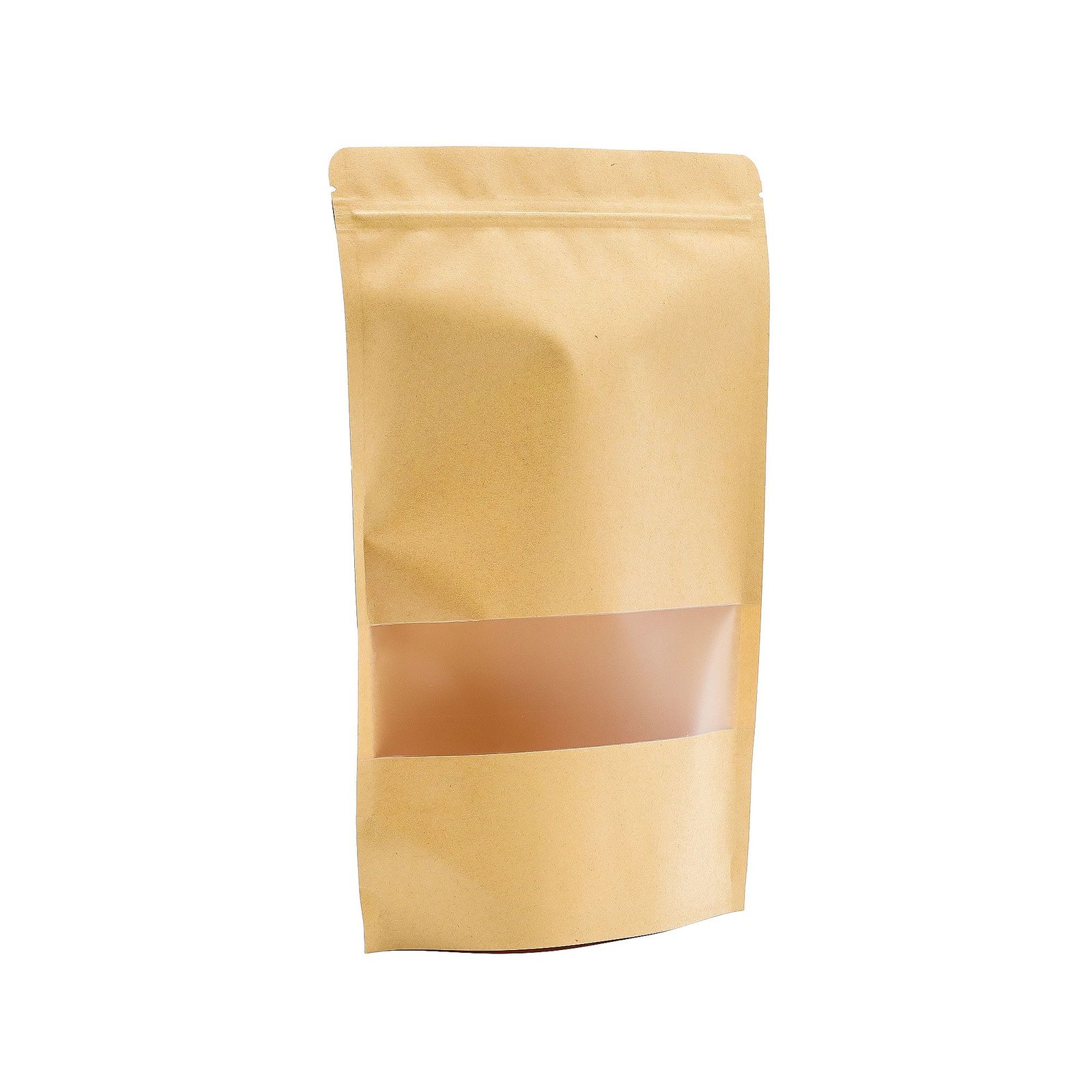 Kraft popieriaus maišeliai su langeliu „10x Kraft Window Bag“ – 20 x 30 cm dovanų įpakavimo paslaptis
