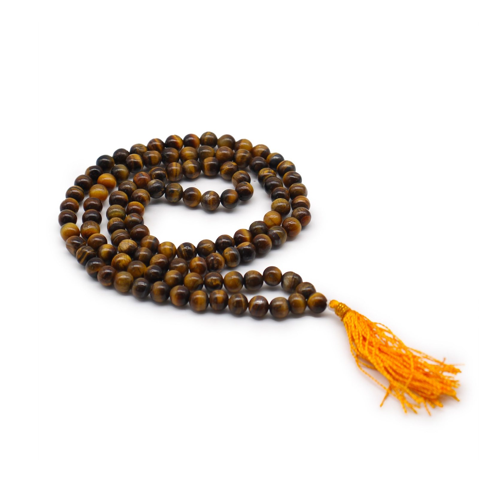 108 karoliukų mala „Tiger Eye“ – tigro akies ramybės ir susitelkimo vėrinys