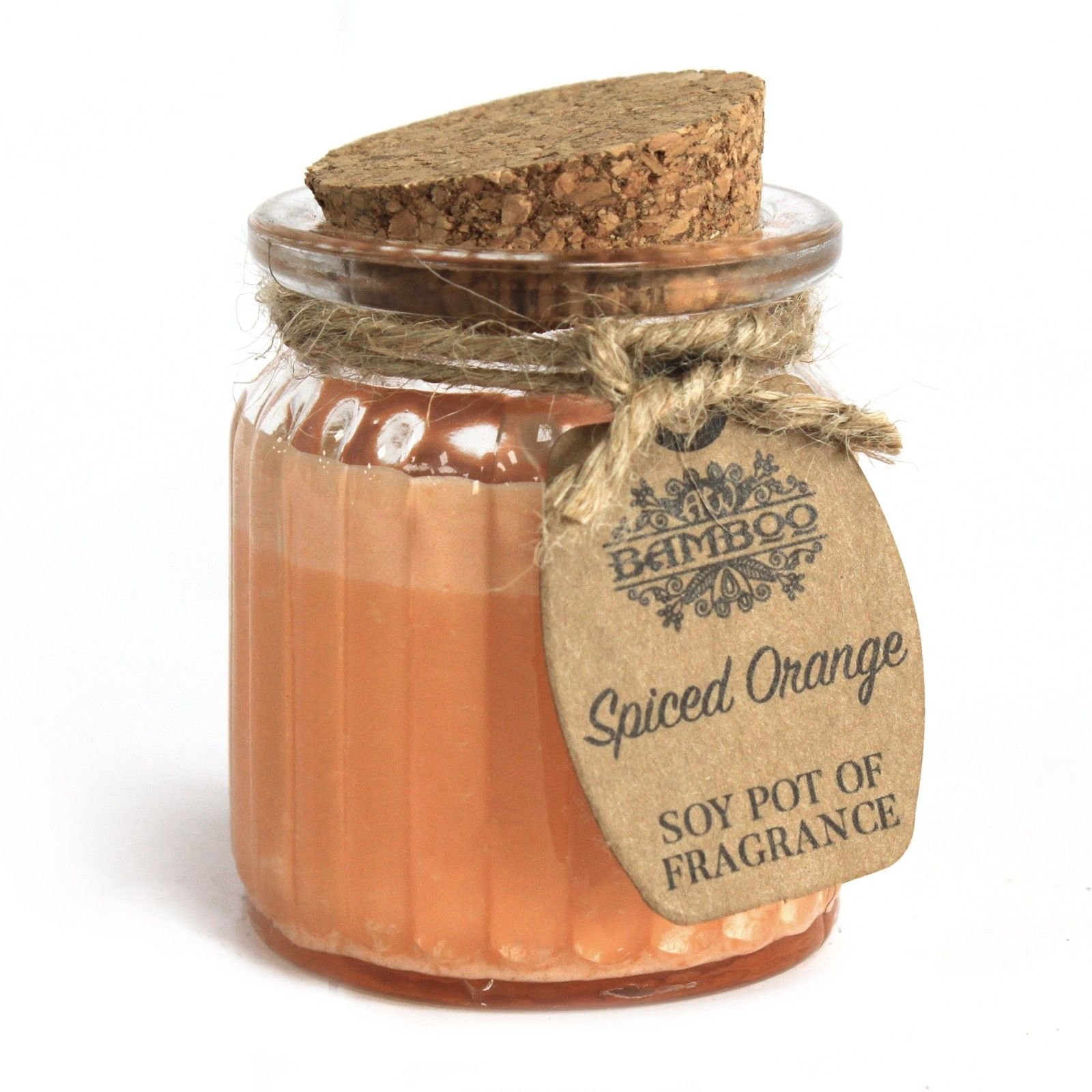 Sojų vaško žvakė indelyje „Spiced Orange“ – prieskoninio apelsino jaukumo šviesa