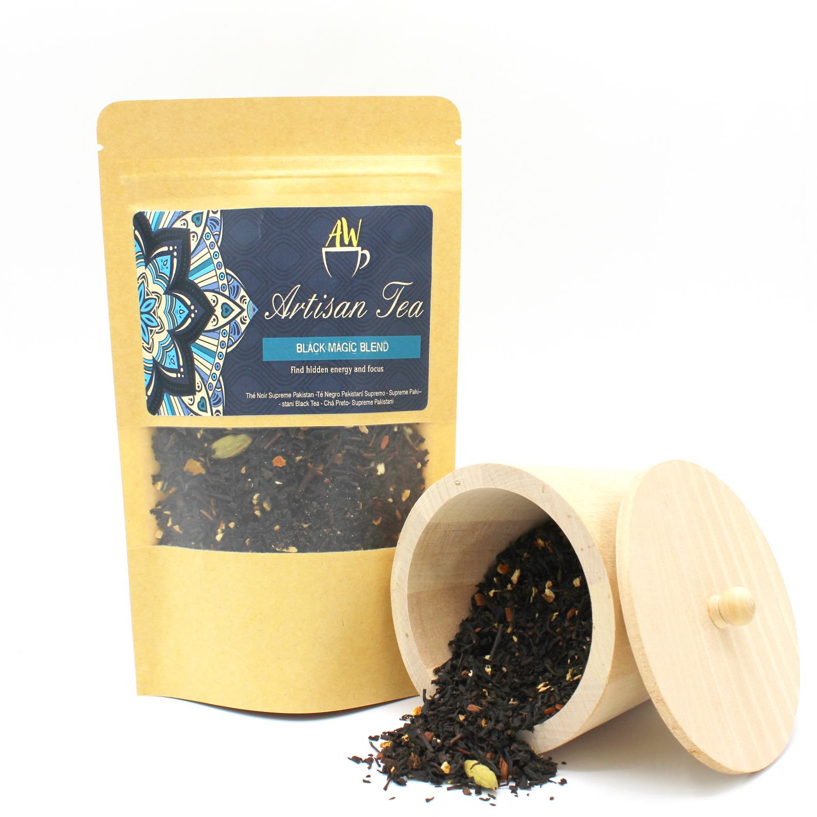 Juodosios arbatos mišinys „Black Magic Blend“ – 50 g šilto prieskonių ritualo