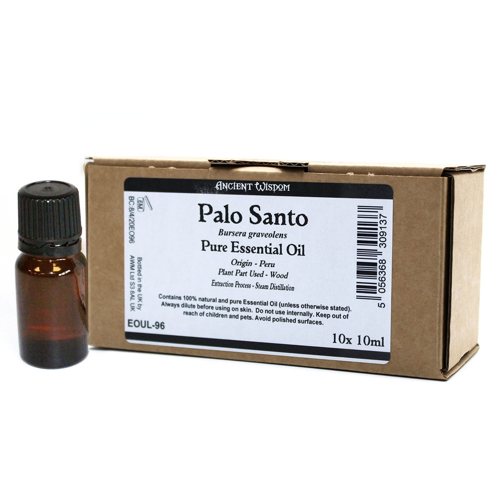 Eterinis aliejus „Palo Santo“ – dvasinės ramybės ir šviesos kvapas 10 ml