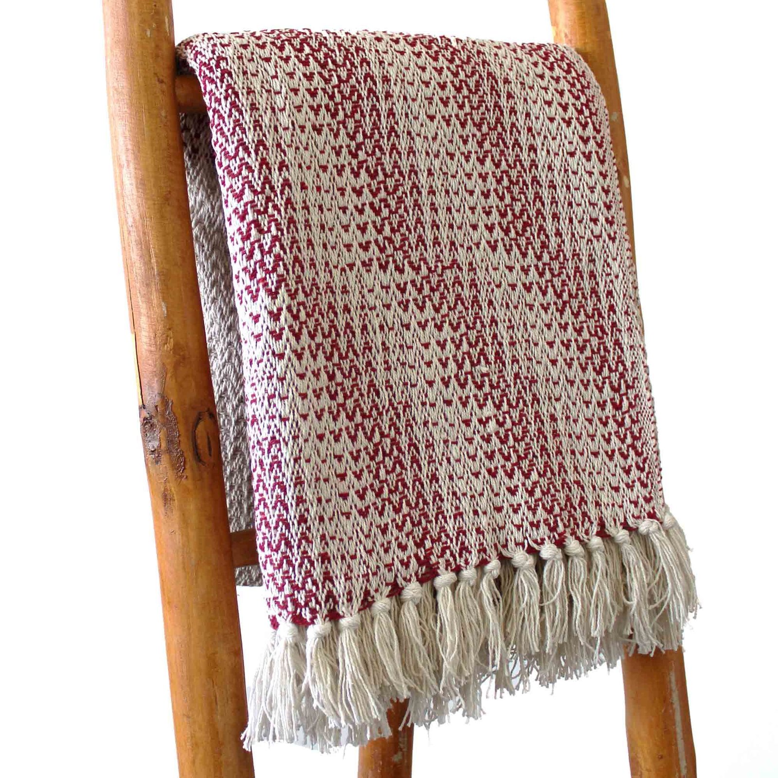 Boho jaukumo užklotas „Ruby Two Tone“ – medvilnės šiluma namų ritualams