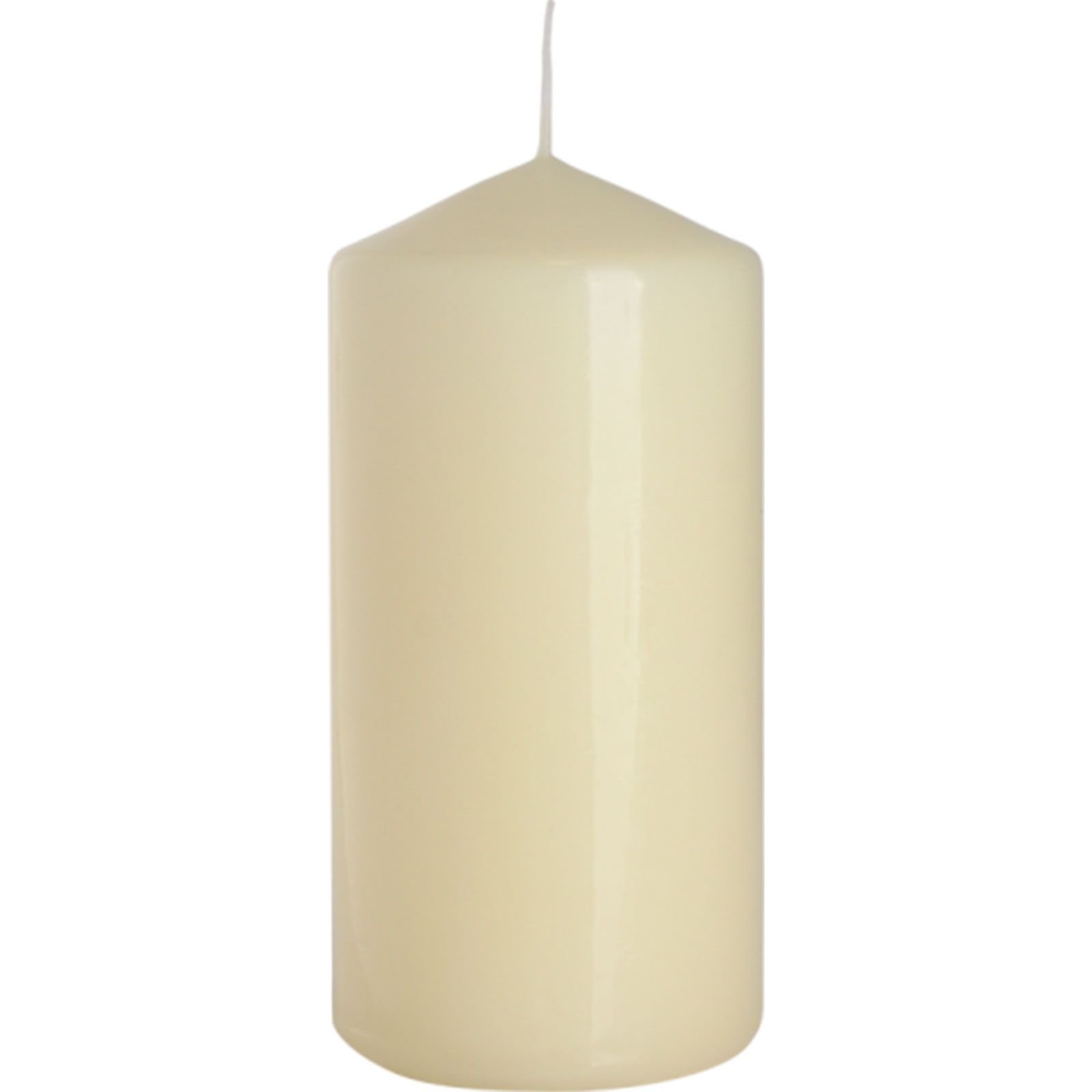 Koloninė žvakė „Ivory“ 60 × 120 mm – švelnios šviesos ramybės akcentas