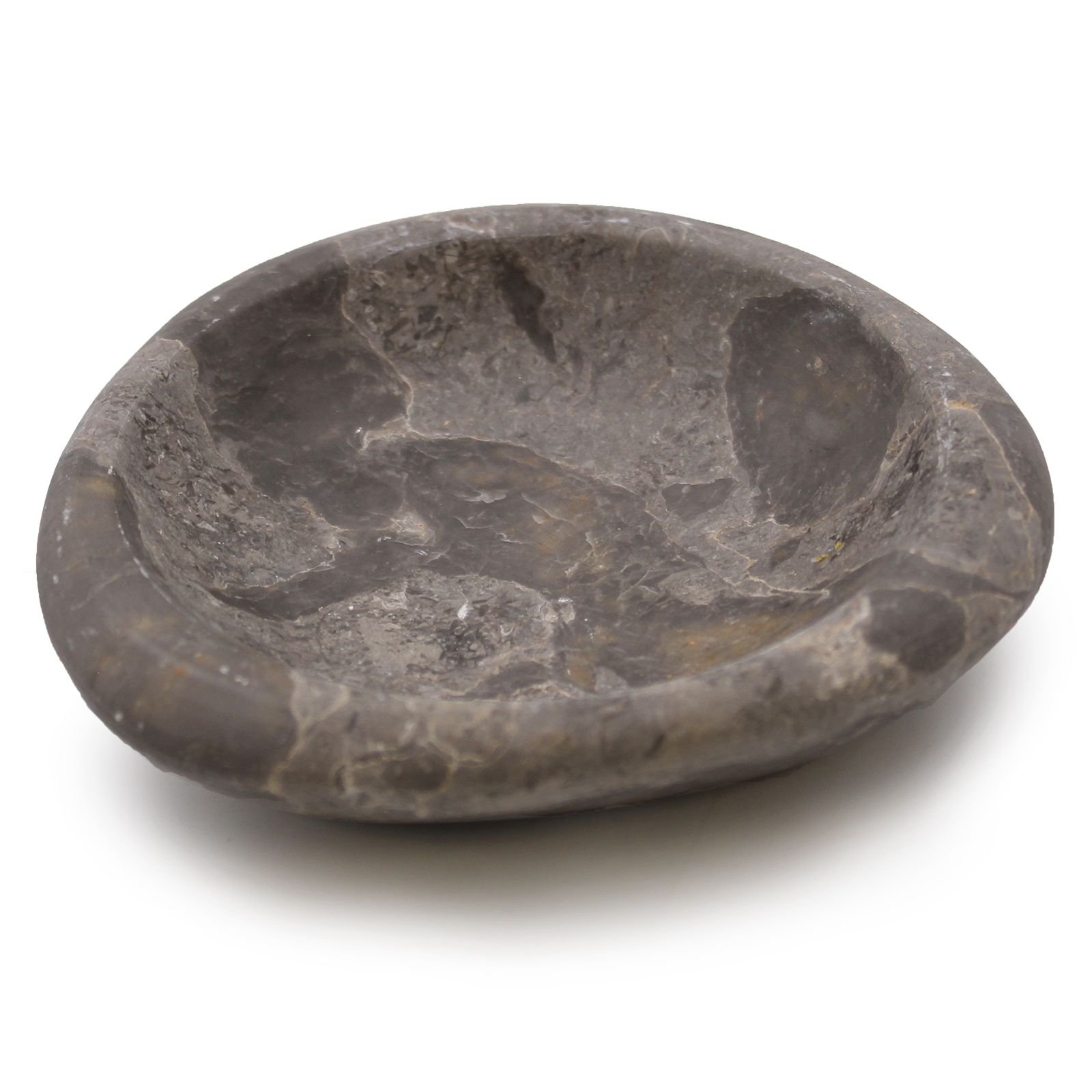 Akmeninė muilinė „Tri-oval Marble Dish“ – suakmenėjusio medžio ramybės akcentas