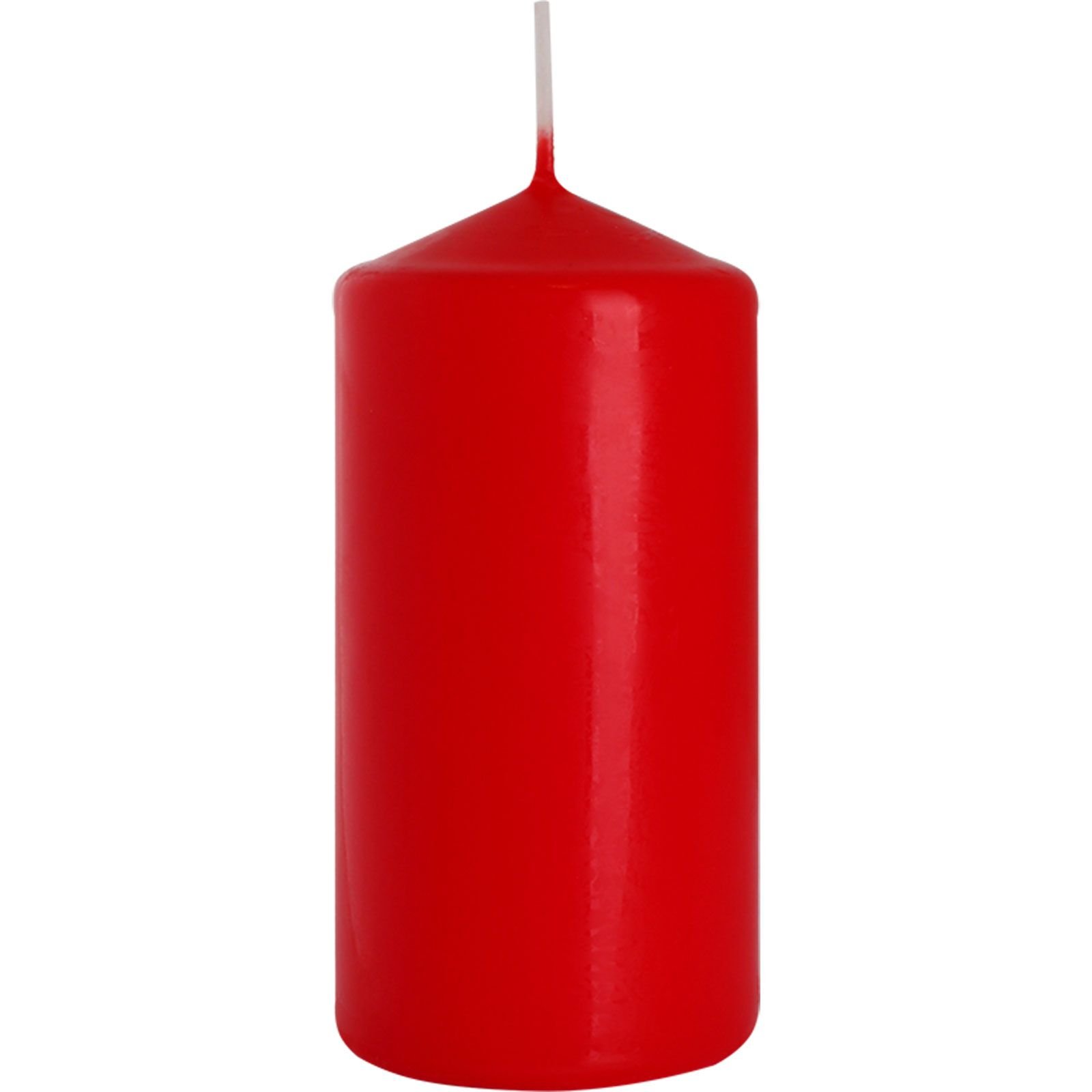 Koloninė žvakė „Red“ 60×120 mm – sodrios raudonos šviesos ritualas