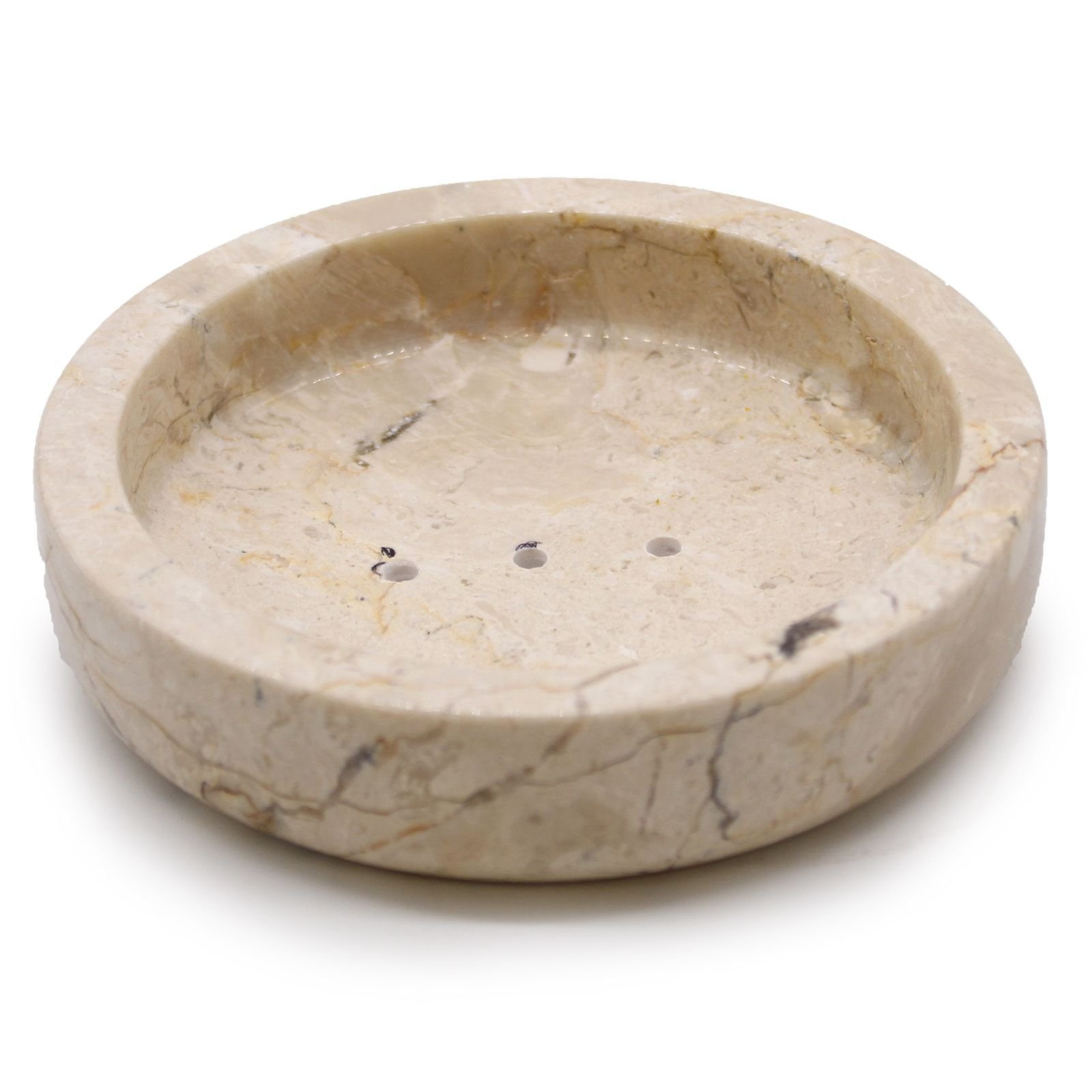 Akmeninė muilinė „Honey Marble“ – apvali marmuro ramybė jūsų vonios ritualui