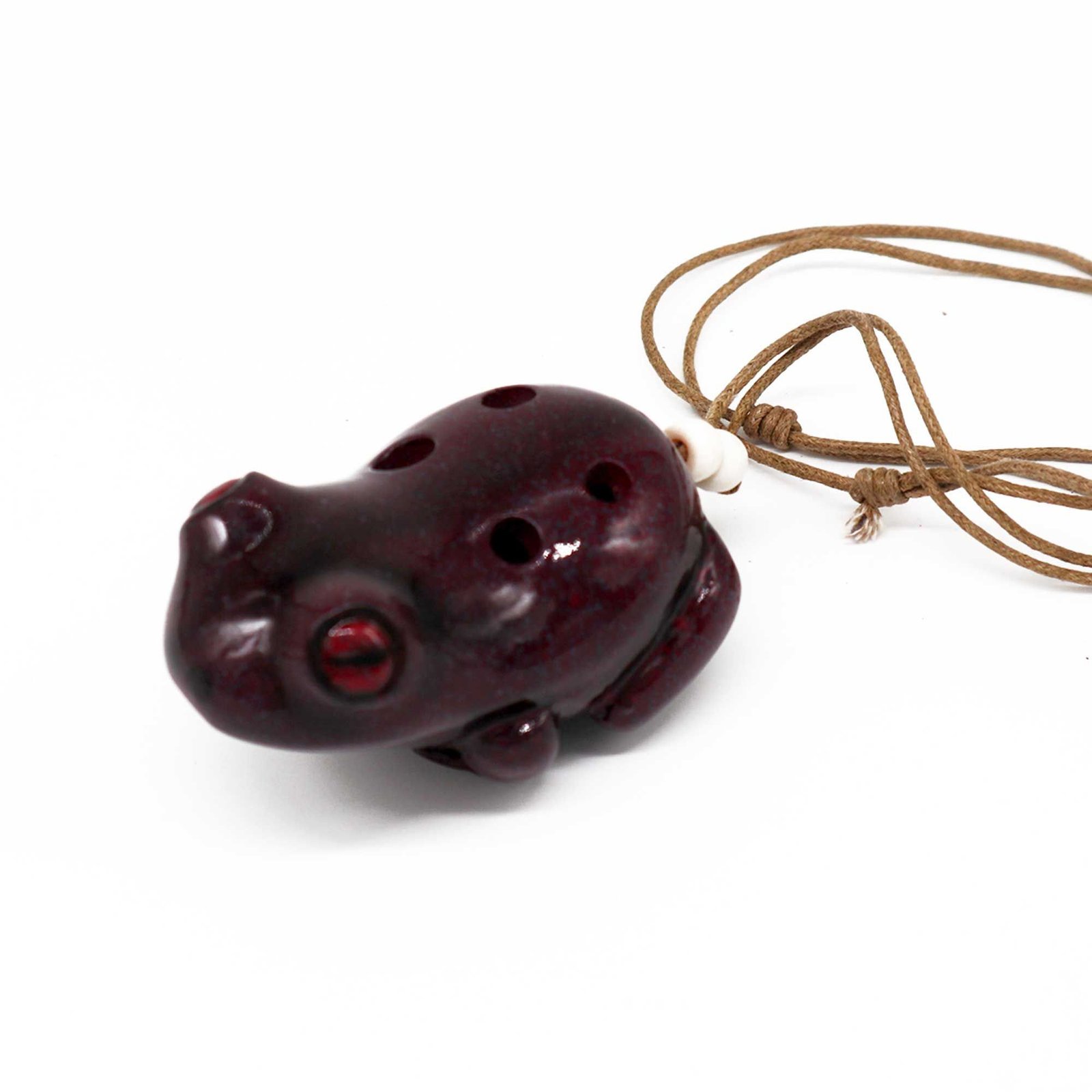 Keraminė ocarina „Varlė“ – mažas muzikos ir jaukios dekoracijos stebuklas