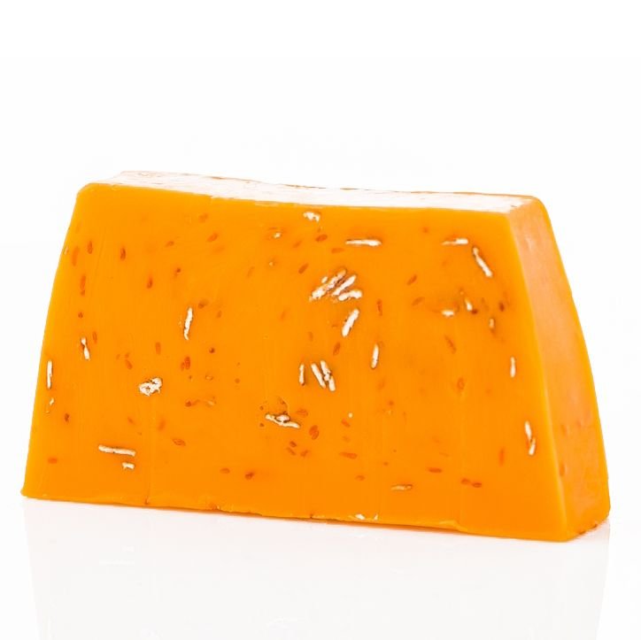 Rankų darbo muilo gabalėlis „Smiling Orange“ – saulėto citrusų ritualo šypsena