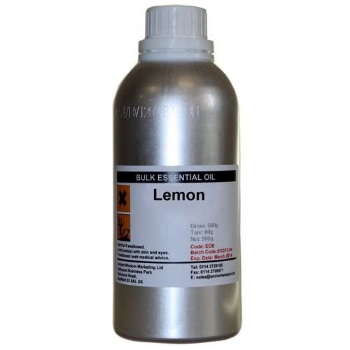 Eterinis aliejus „Lemon“ 0,5 kg – saulėto citrusų švytėjimo prisilietimas