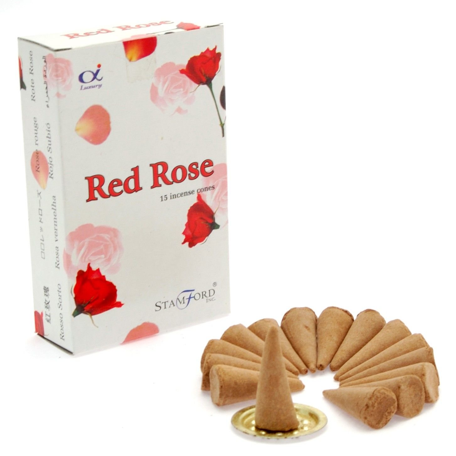 Smilkalų kūgeliai „Red Rose“ – raudonos rožės aromato paslaptis jaukiam ritualui