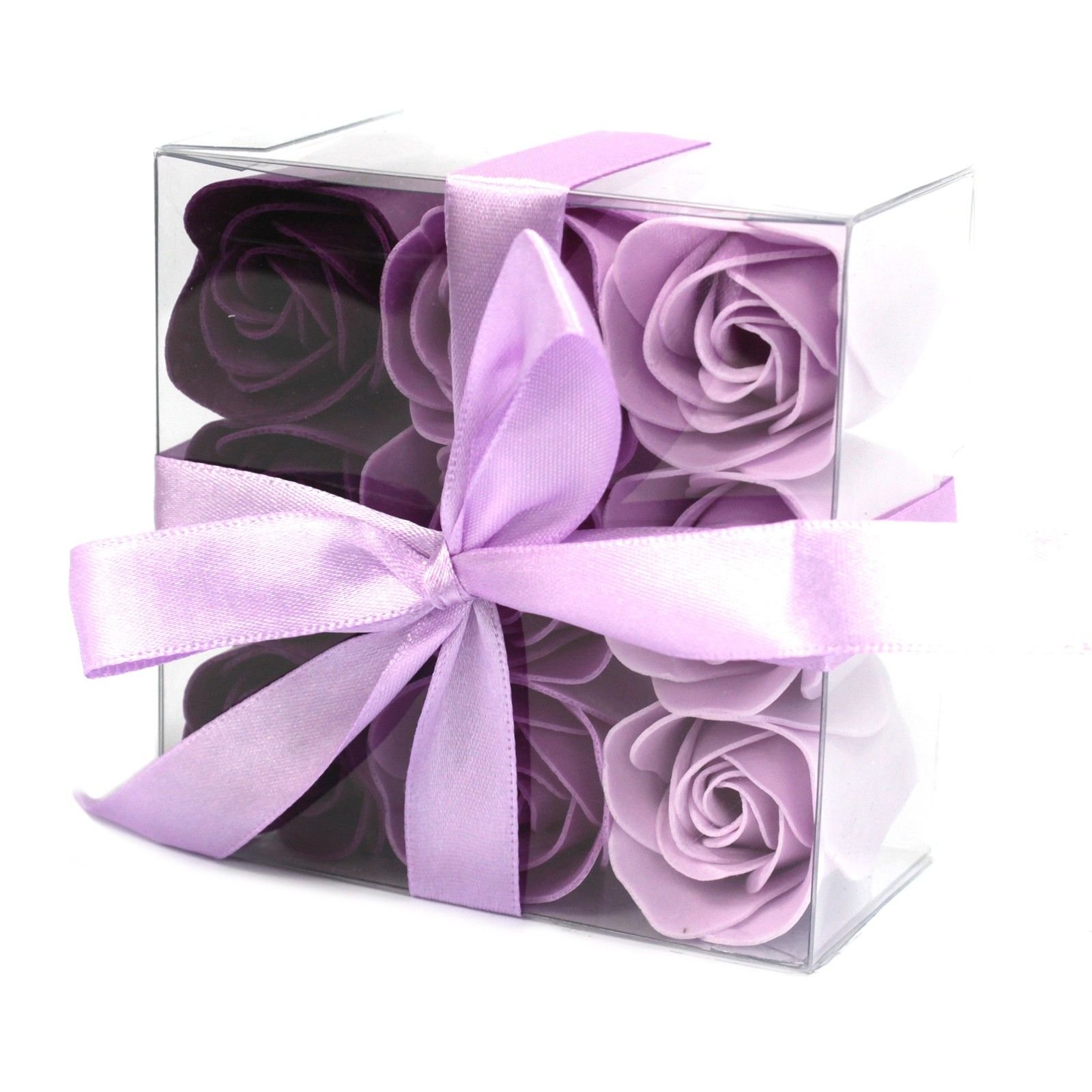 9 muilo gėlių rinkinys „Lavender Roses“ – levandų rožių prabangos akimirka