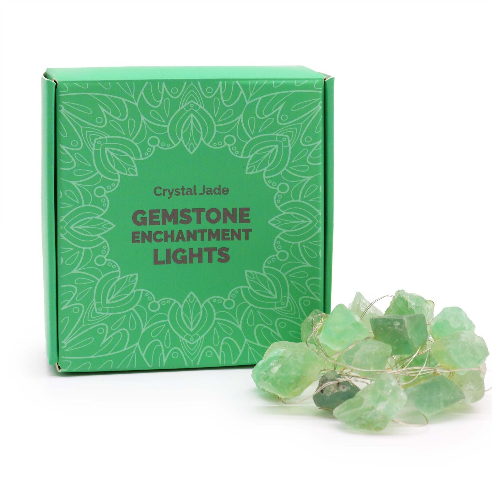 Brangakmenių švieselių girlianda „Crystal Jade“ – nefrito žalumos paslaptis