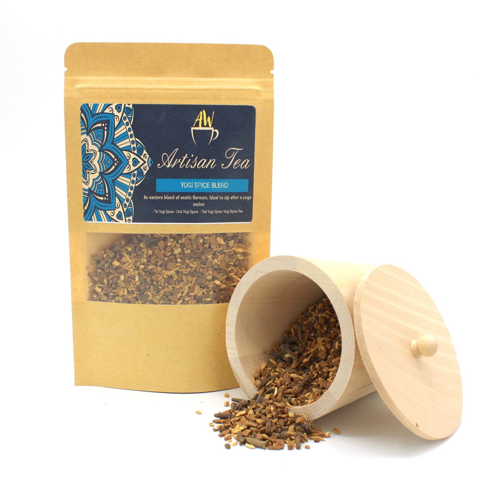 Arbatos mišinys „Yogi Spice“ – šildantis keturių prieskonių ritualas
