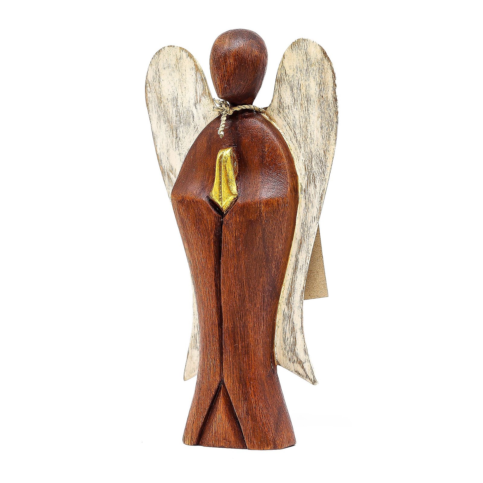 Medinis Hati-Hati angelas „Love“ – 20 cm švelnios meilės talismanas