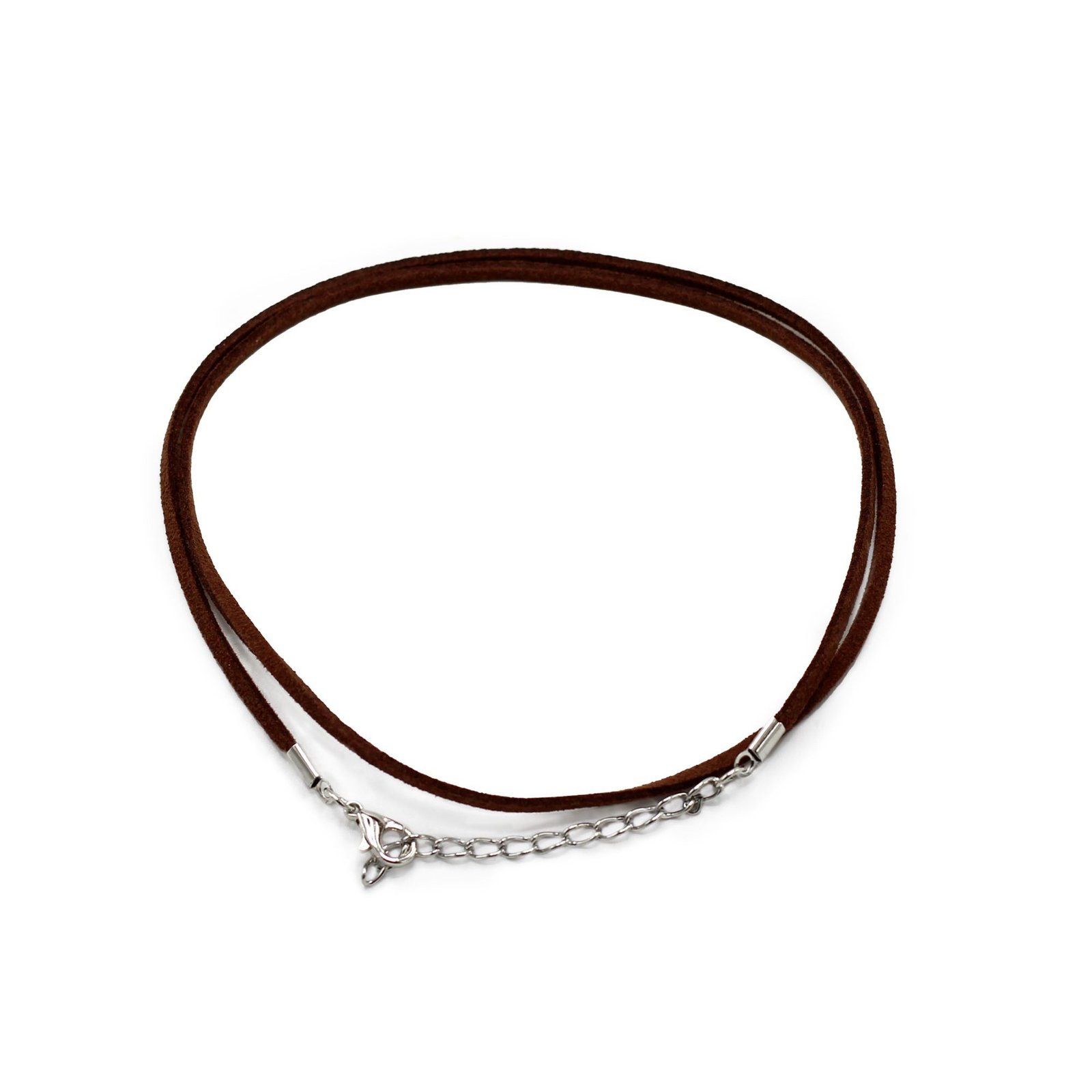 Pakabukų virvelė „Dark Brown“ – 2,5 mm x 55 cm jaukiam papuošalų akcentui