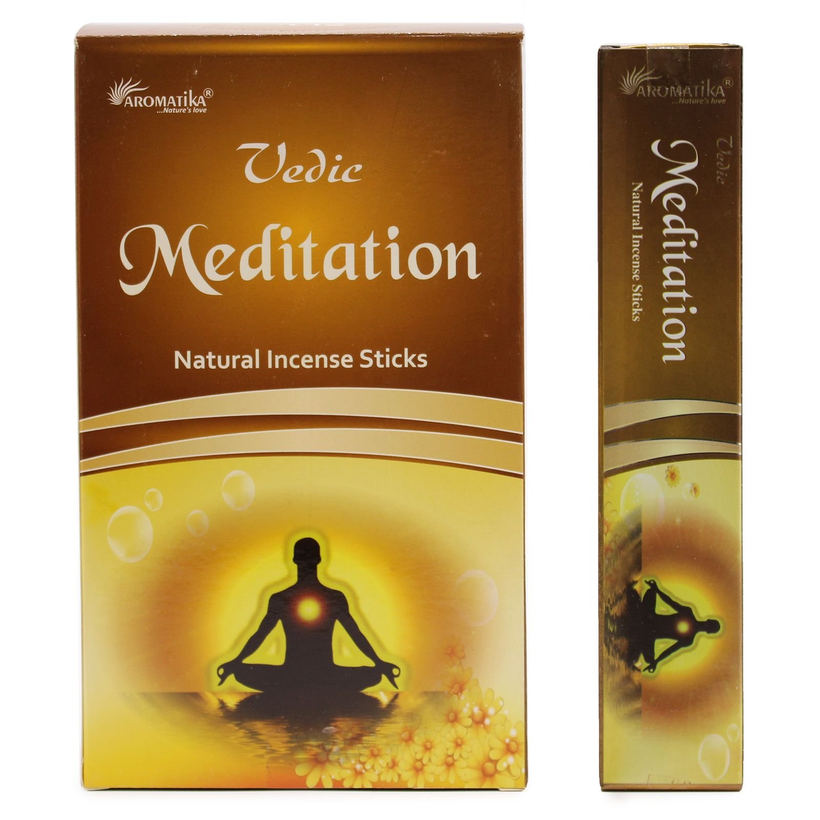 Vedic smilkalų lazdelės „Meditation“ – tylos ir susikaupimo ritualo kvapas