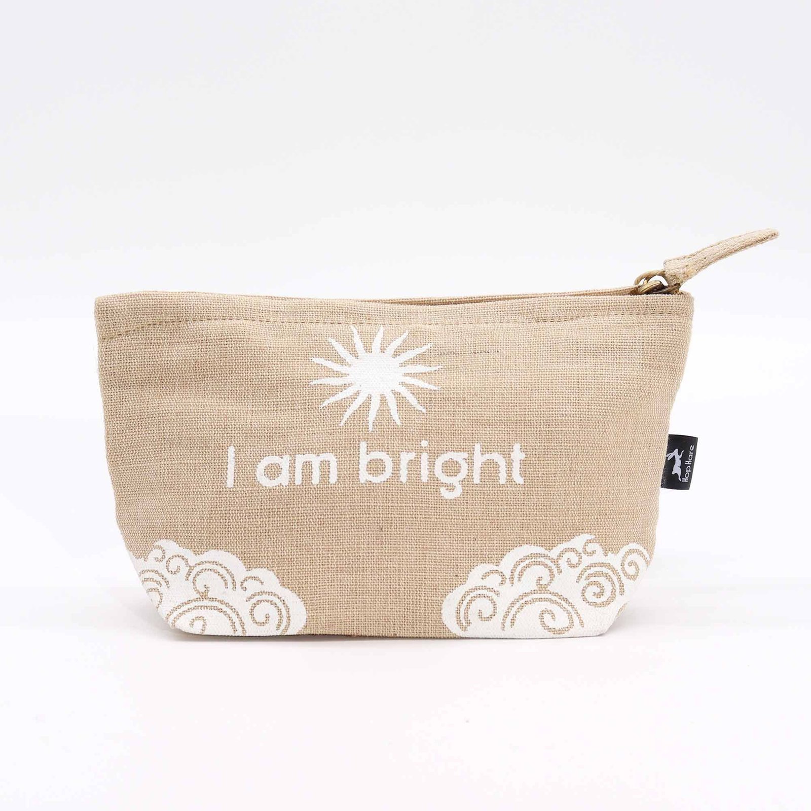 Dėklas „I am Bright“ – juco kasdienės šviesos ir tvarkos palydovas