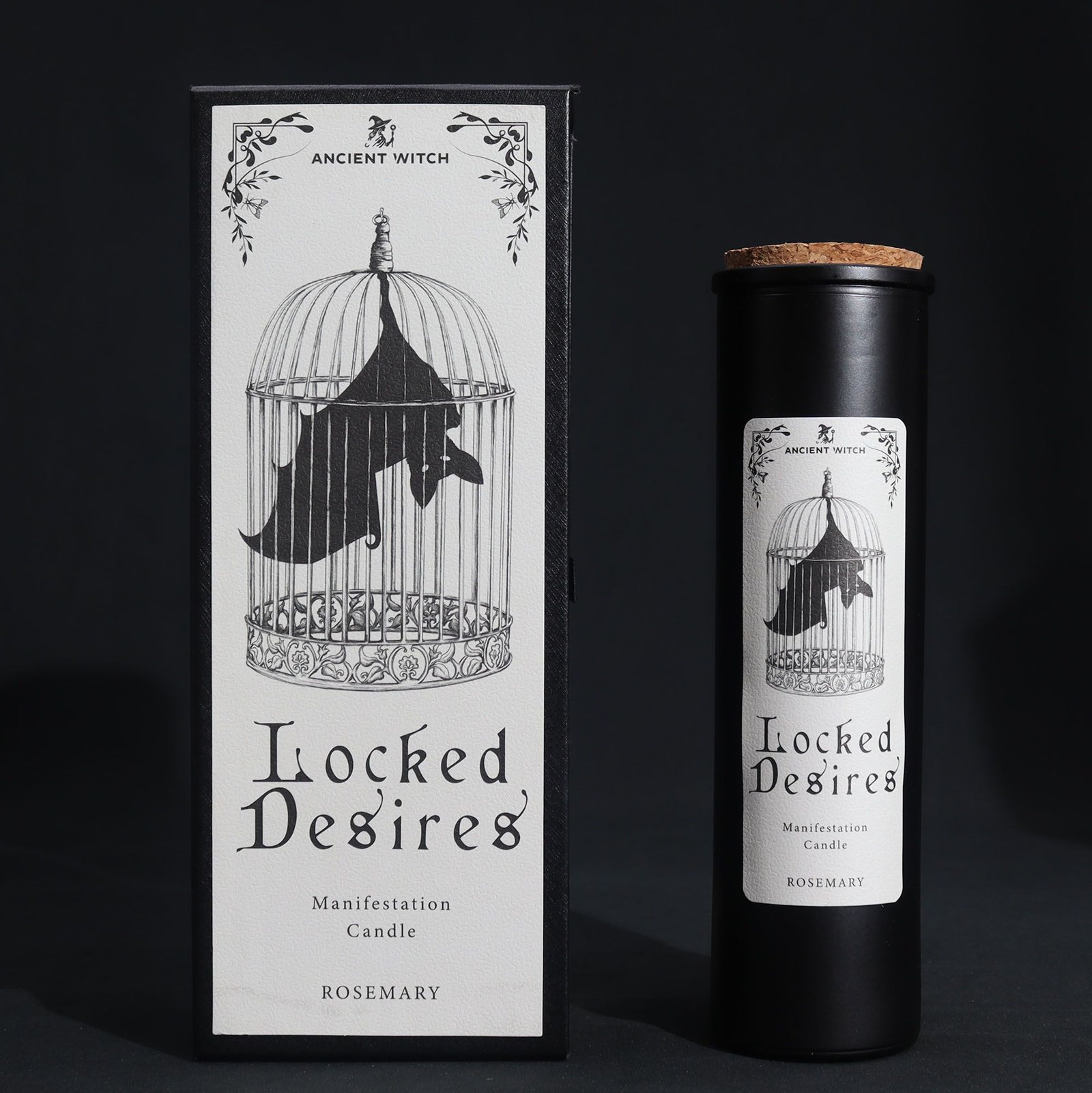 Sojų vaško žvakė „Locked Desires“ – paslaptingas ritualo švytėjimas namams