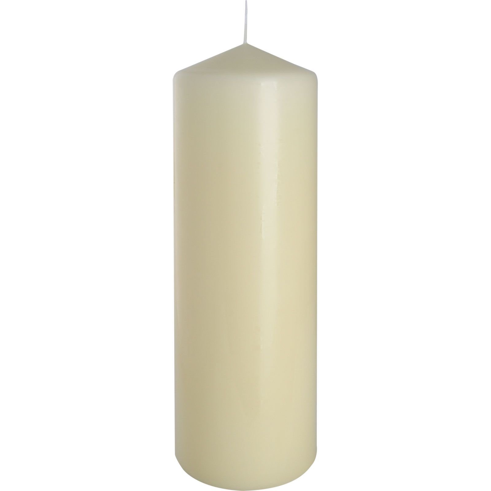 Koloninė žvakė „Ivory“ 80 × 250 mm – šviesi ramybės ir jaukumo liepsna