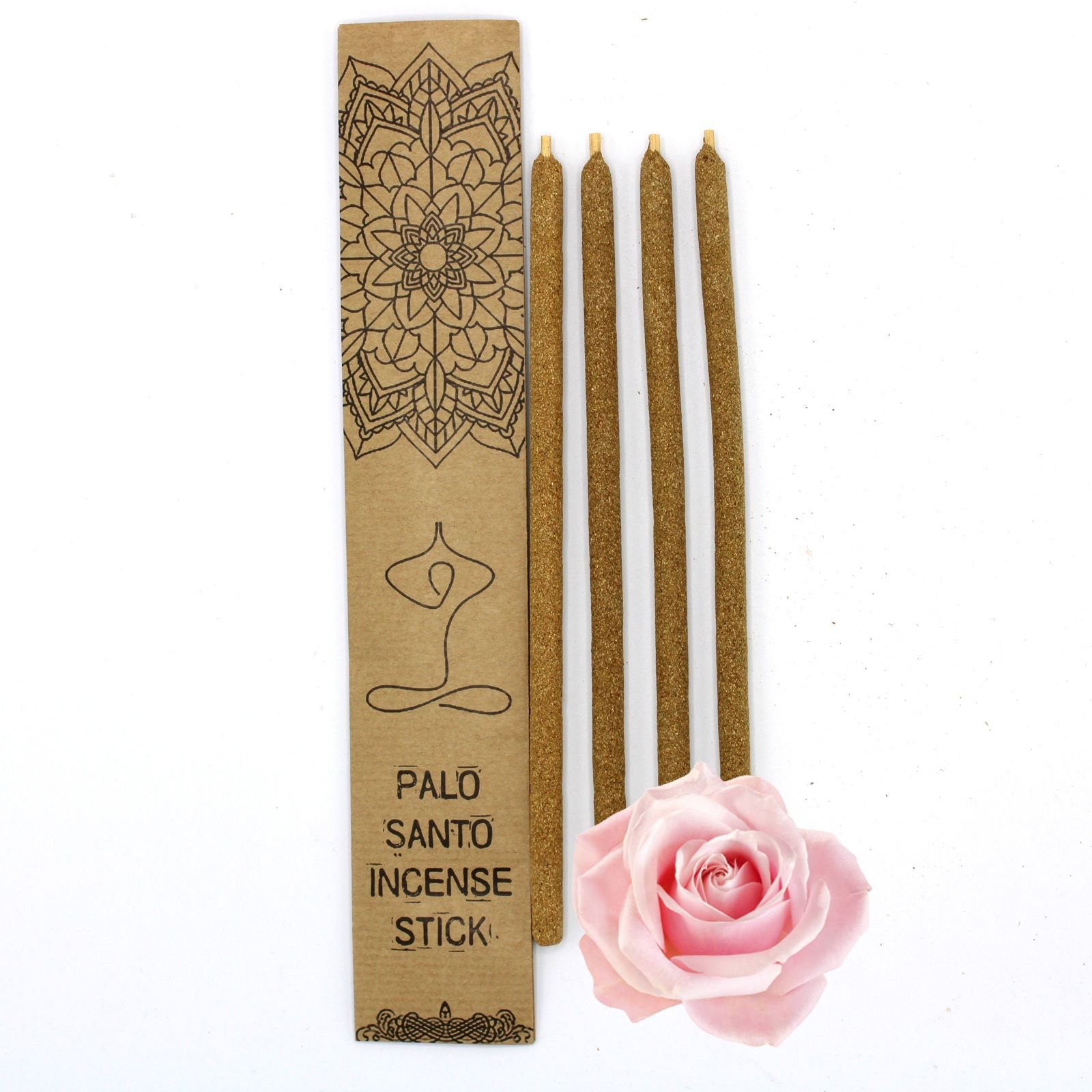 Palo Santo didelės smilkalų lazdelės „Rožės“ – egzotiškas aromatas namų jaukumui