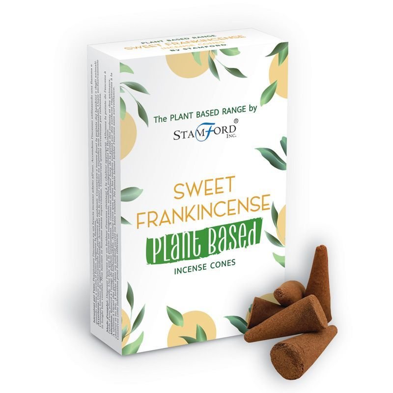 Augalinės kilmės smilkalų kūgeliai „Sweet Frankincense“ – švelni sakralios ramybės akimirka