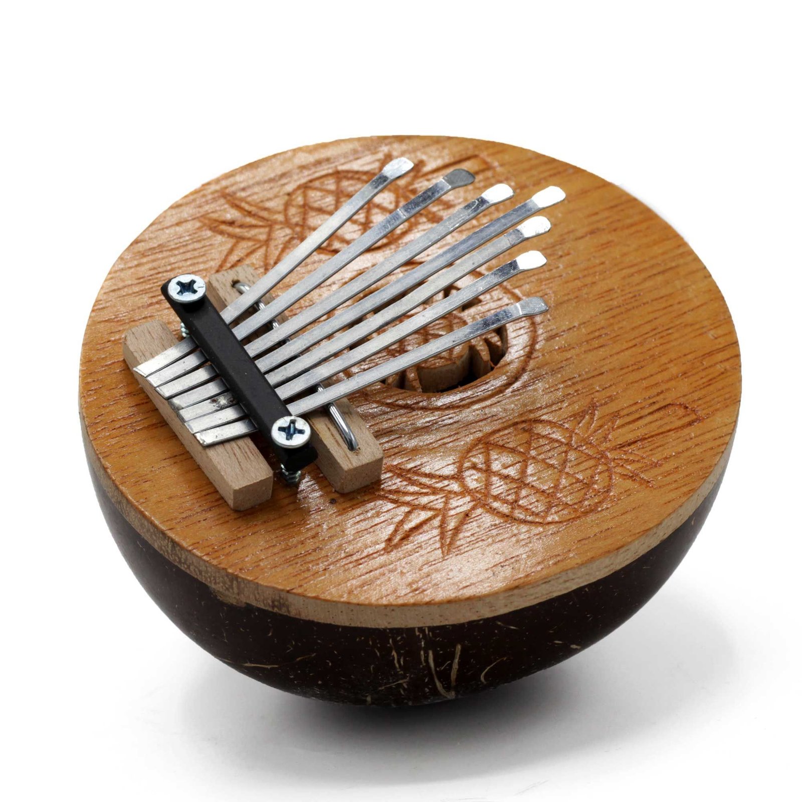 Kalimba „Mini Coconut“ – kokosinio medžio ir plieno skambesio mažoji paslaptis