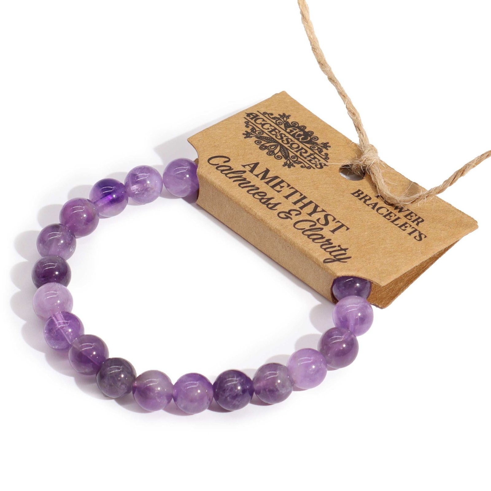 Apyrankė „Amethyst“ – akmenėlių tylos ir subtilios galios papuošalas