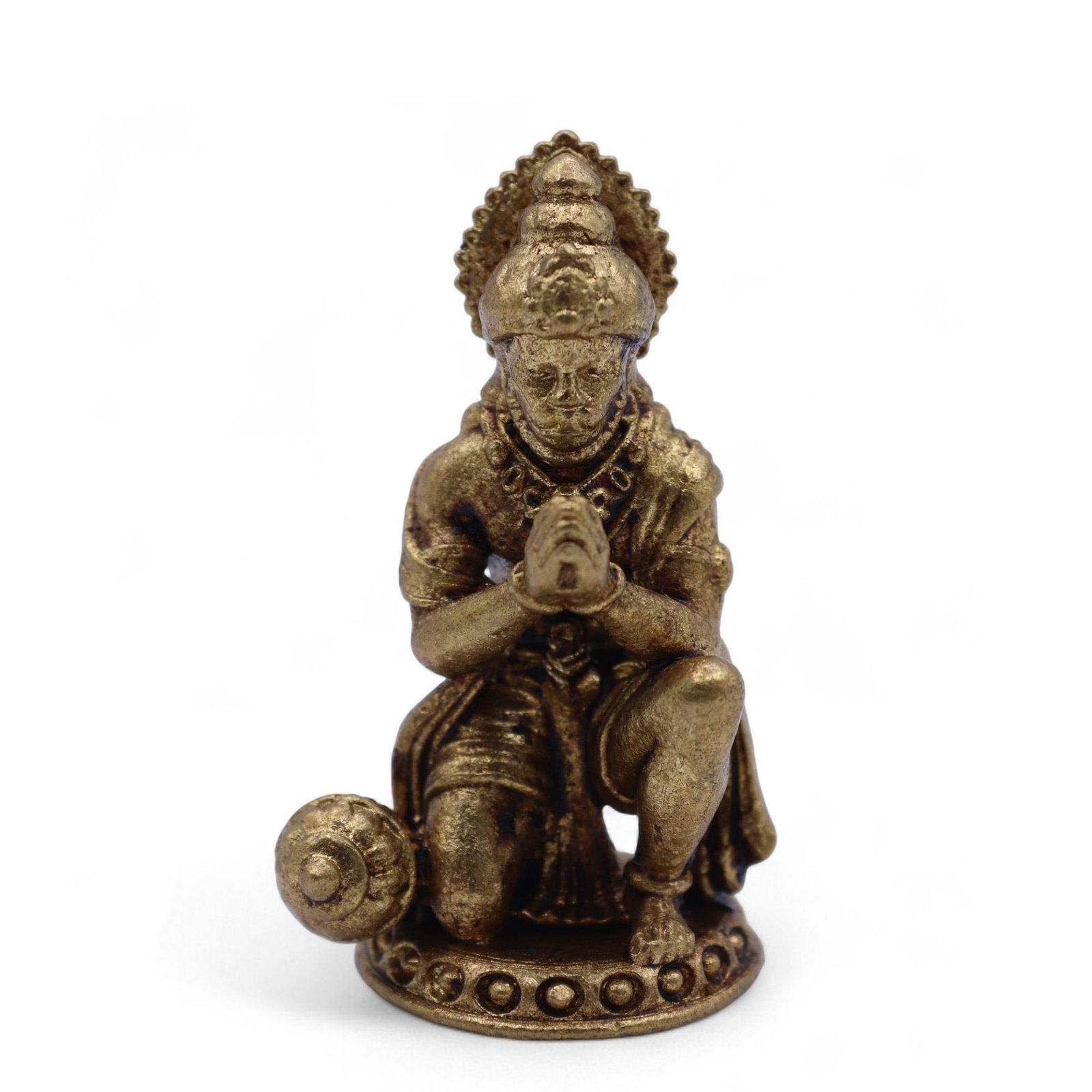 Žalvarinė miniatiūra „Hanuman“ – 36 mm namų ramybės ir stiprybės simbolis