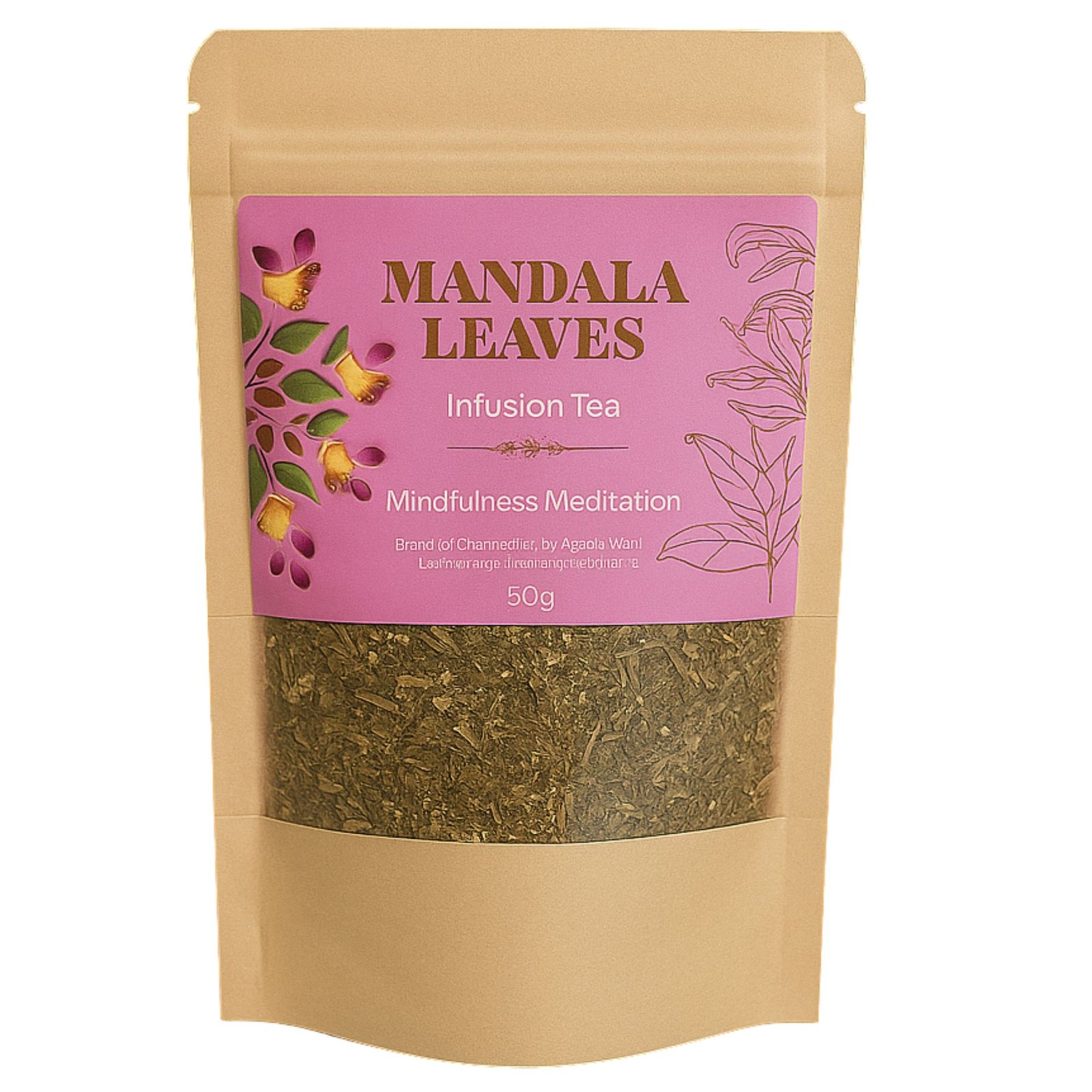 Žolelių arbata „Mindfulness Meditation“ – 50 g ramybės ir švelnaus aromato ritualas