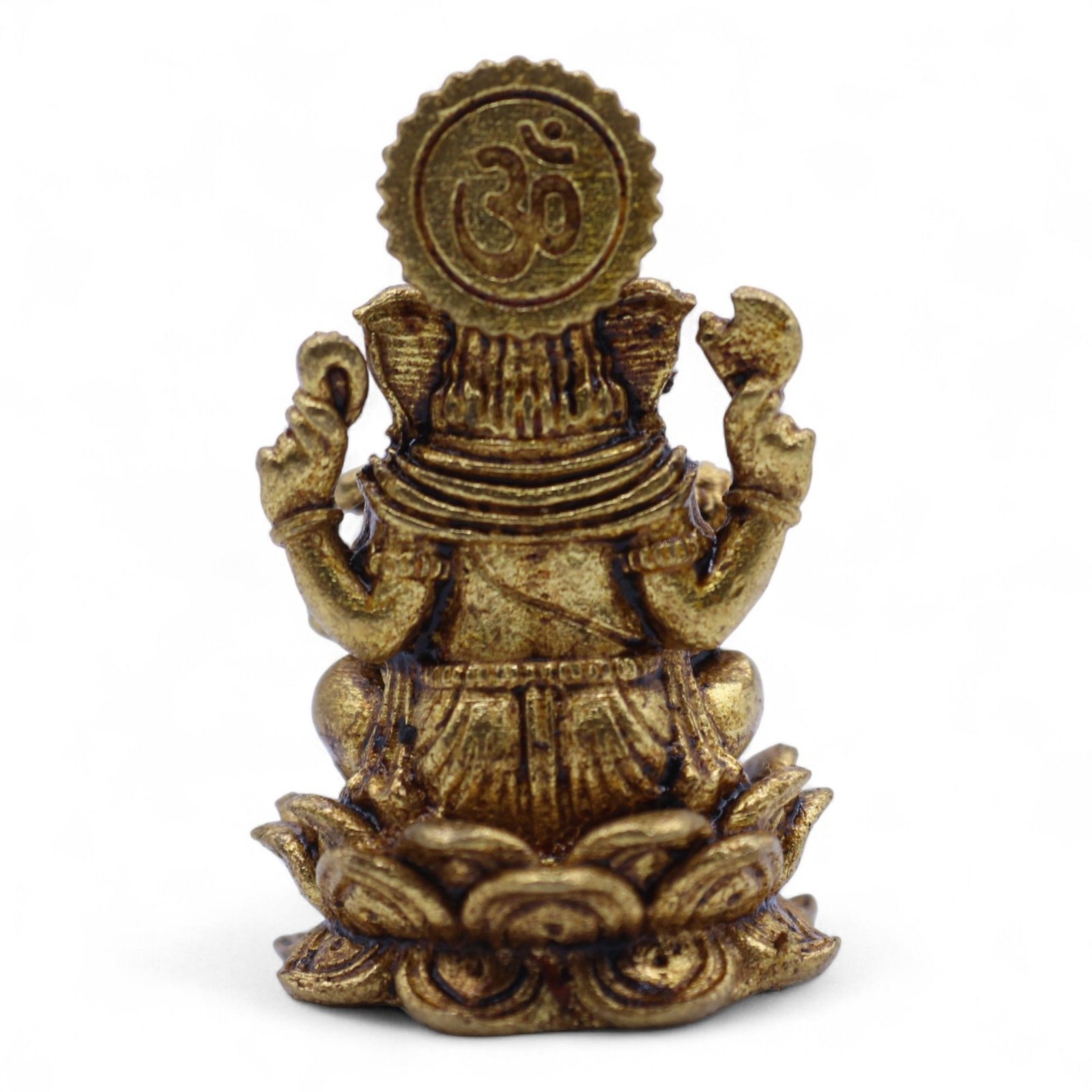 Žalvarinė miniatiūra „Ganesha“ – 30 mm namų ramybės ir simbolikos akcentas