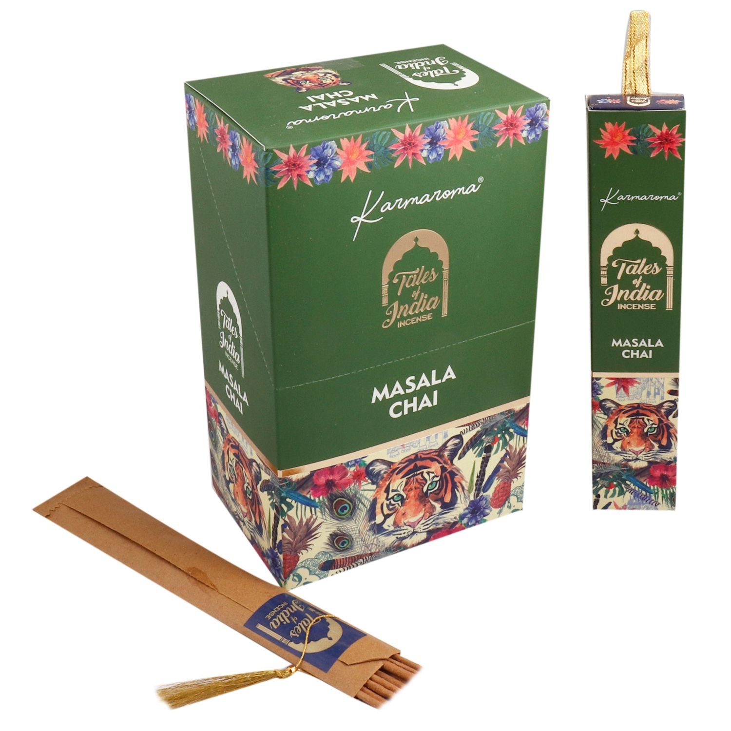 Smilkalų lazdelės „Masala Chai“ – indiško jaukumo ir prieskonių ritualas