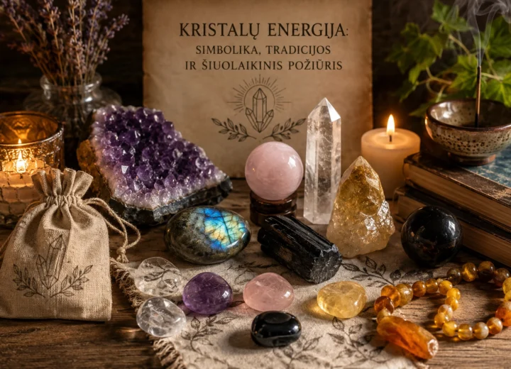 Kristalų energija: simbolika, tradicijos ir šiuolaikinis požiūris