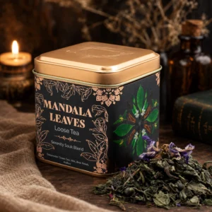 Arbatos mišinys „Serenity Souk Blend“ – rožių, mėtų ir žaliosios arbatos ramybės ritualas, 50 g