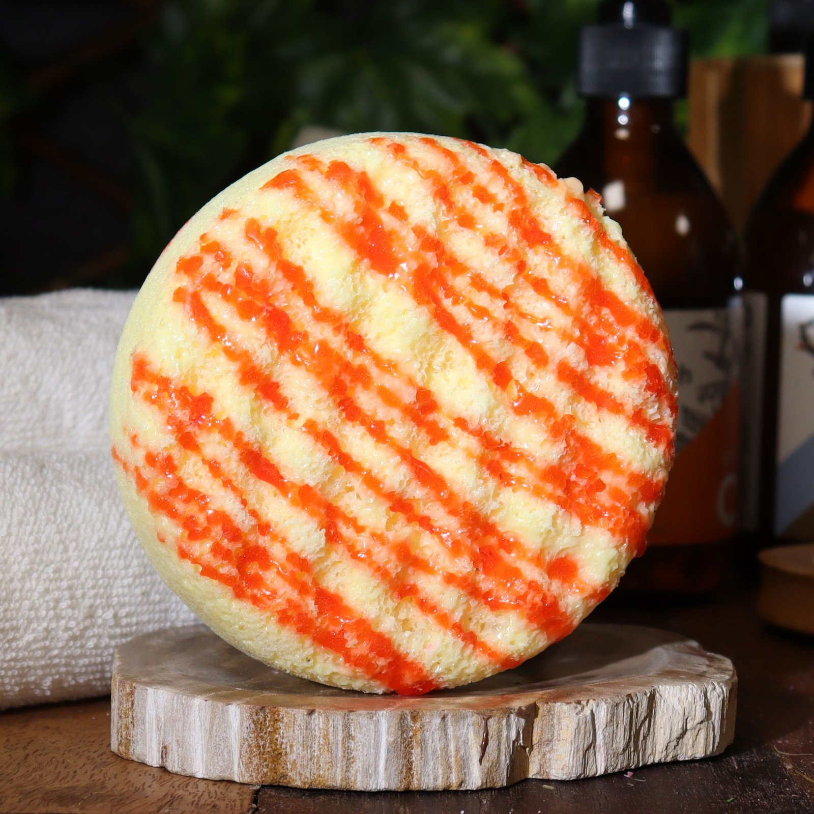 Butter Bubble muilo kempinėlė „Slice of Sunshine“ – saulėto vonios ritualo švelnumas