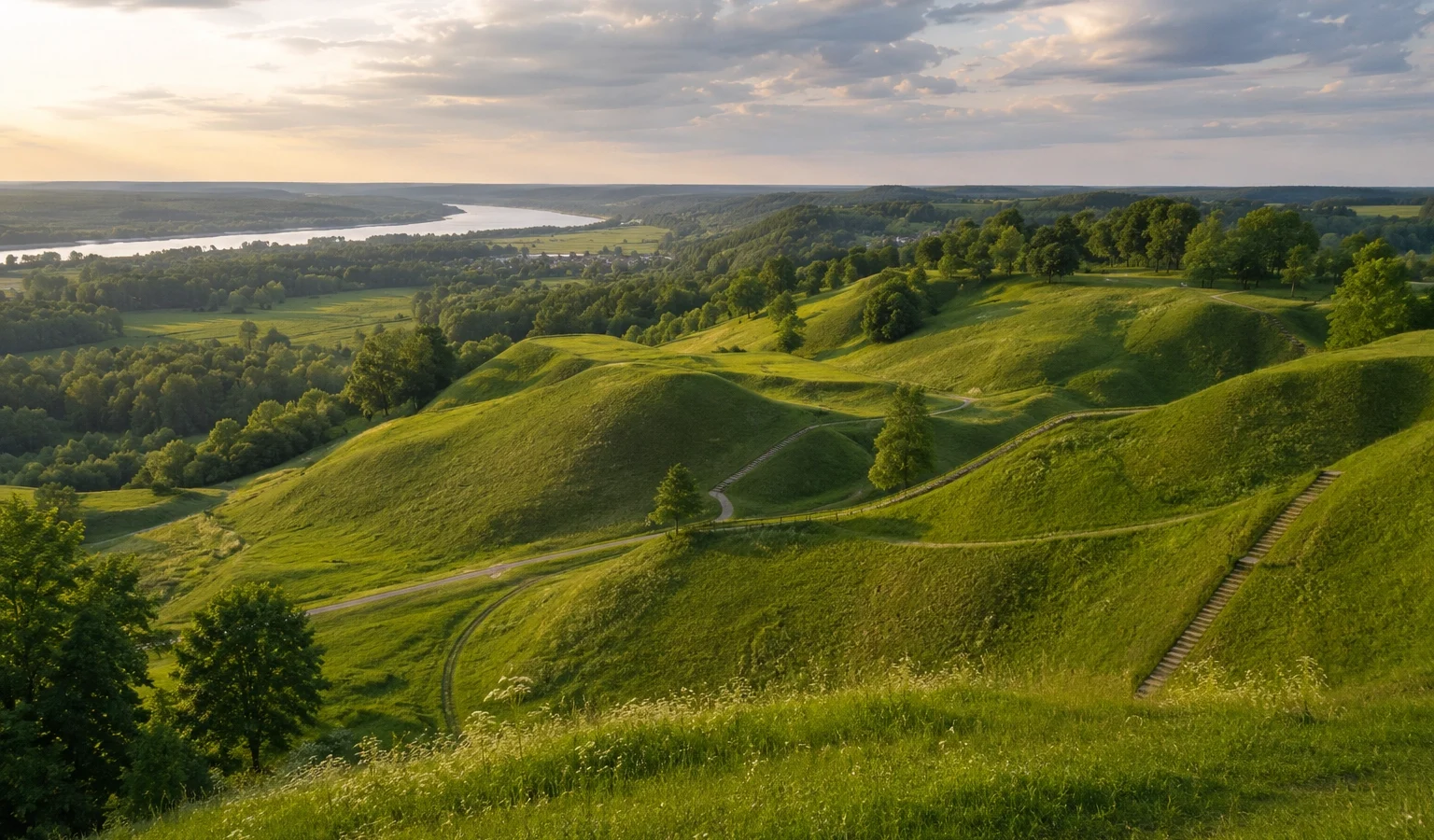 Kernavės piliakalnių legenda ir senosios Lietuvos paslaptys